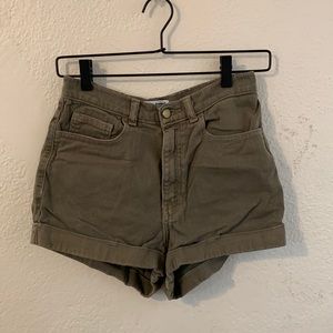 American Apparel High Waisted Shorts